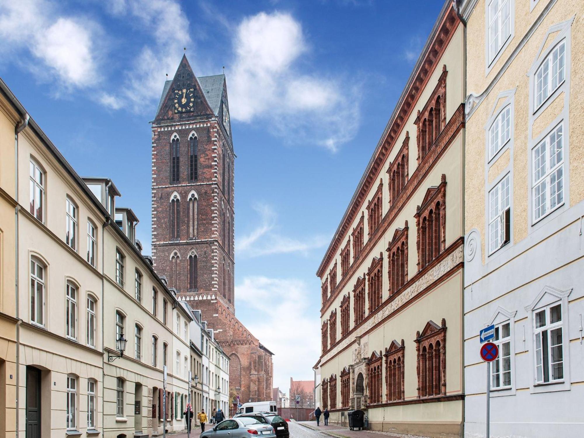 Comfortable Apartment In Wismar Mecklenburg With Fireplace Exterior foto